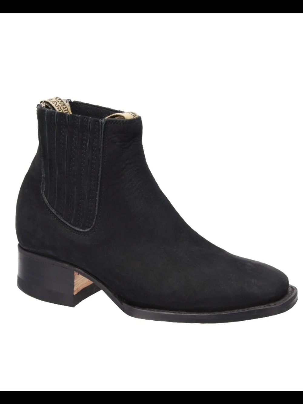 Women's Black Booties - Botines - CHELSEA SUADE BOOTS